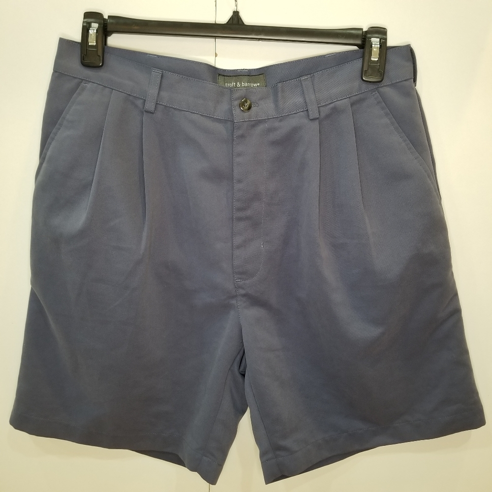 Croft & Barrow Blue Shorts Sz 34